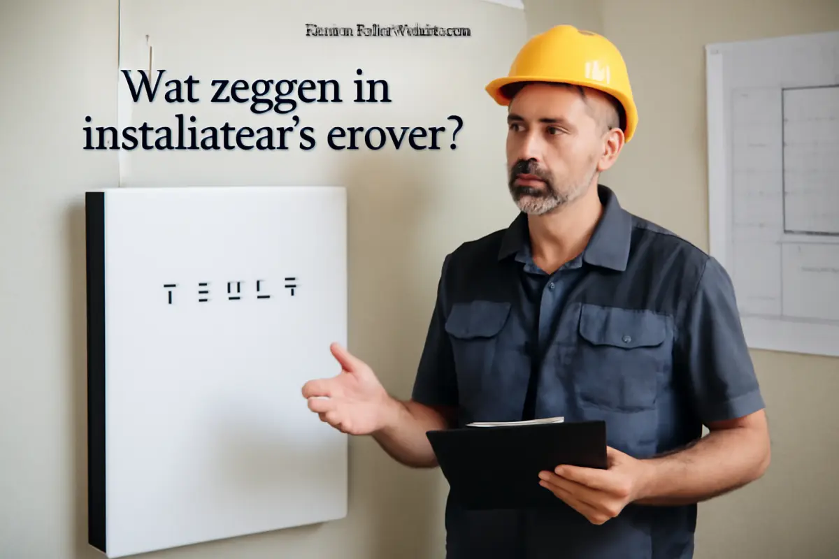 Wat zeggen installateurs erover?