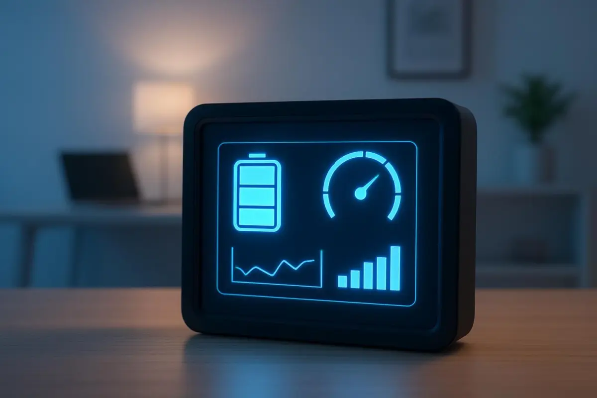Informatie over energieopslag in een huis